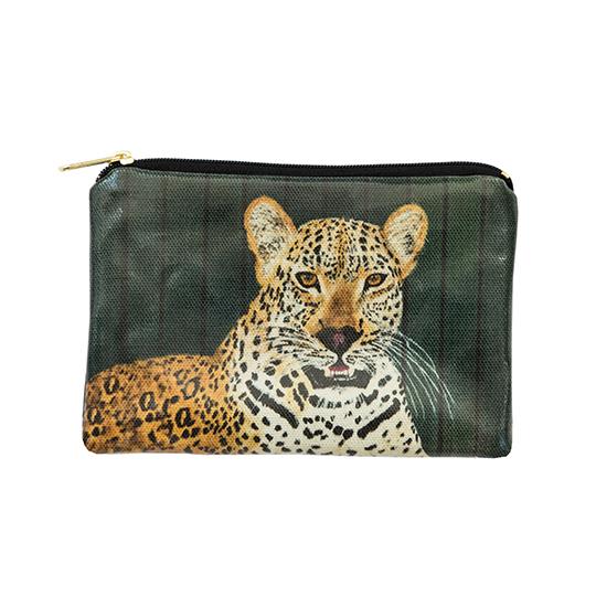 Leopard print coin purse sale